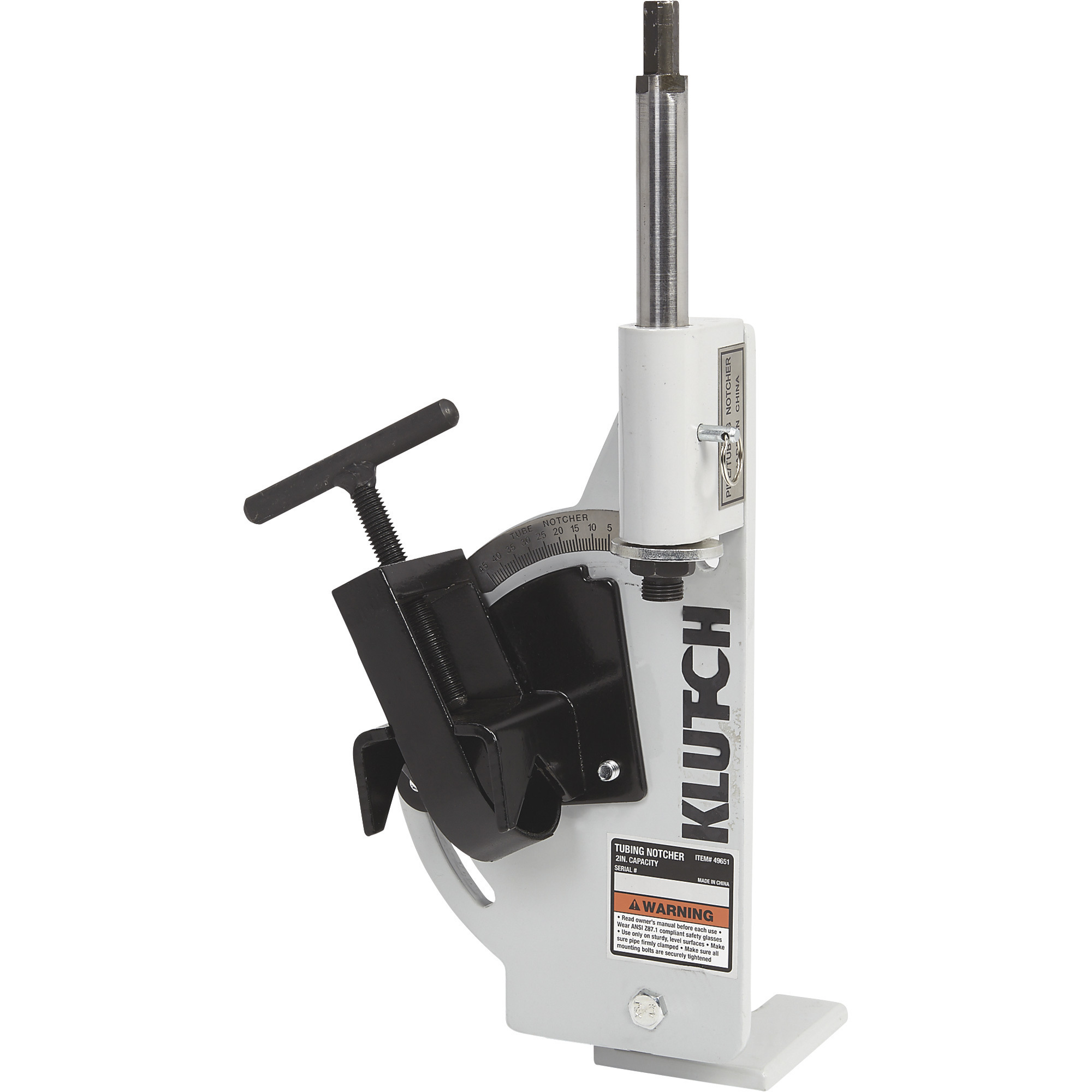 Klutch Tube Notcher, 2in. Capacity